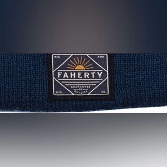 Faherty 100% Merino Workwear Beanie, Navy, one-size, brand-new! $58 MSRP. Unisex - Picture 4 of 8